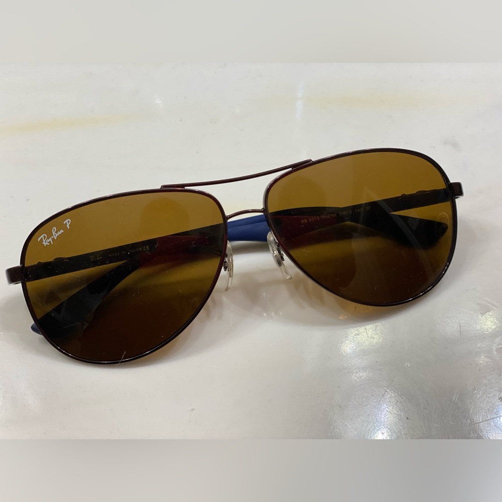 RayBan aviators with case